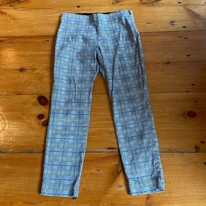 White and Black Ankle Pants